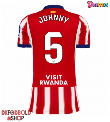Atletico Madrid Johnny Cardoso #5 Hjemmebanetrøje Dame 2026-27 Kort ærmer Atletico Madrid Johnny Cardoso #5 Hjemmebanetrøje Dame 2026-27 Kort ærmer